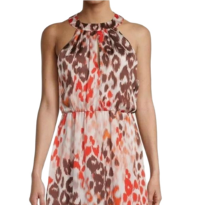 🥂💕 BARIII maxi dress sleeveless red/brown size small 🥂💕